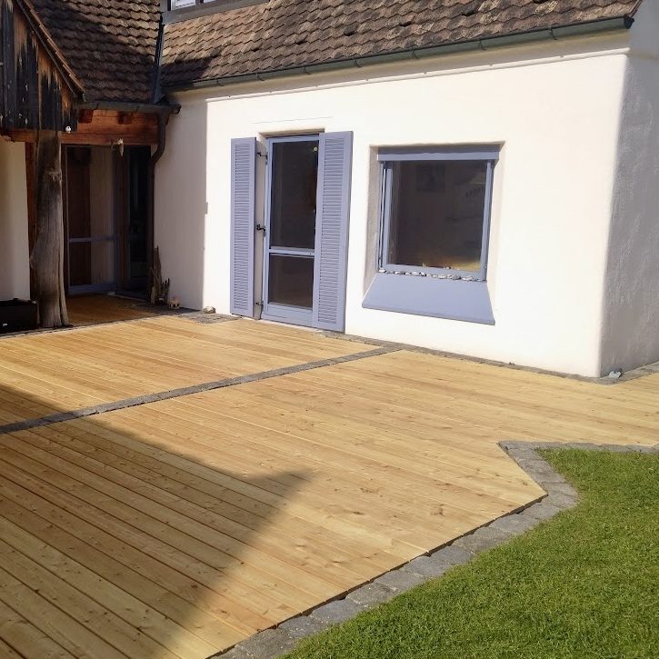 Terrasse - kanadische Lärche geölt